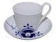 Blue Fluted Mega BlueLarge high handle cup