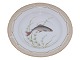 Flora DanicaMiddagstallerken med fisk 25,5 cm. #3549