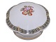 Bing & GrondahlArt Nouveau bonbonniere with wild roses and flower garlands with gold ribbon