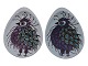 Royal Copenhagen TeneraSmall dish with purple fantasy bird