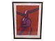 Bertil BerntssonRed abstract composition from 1960