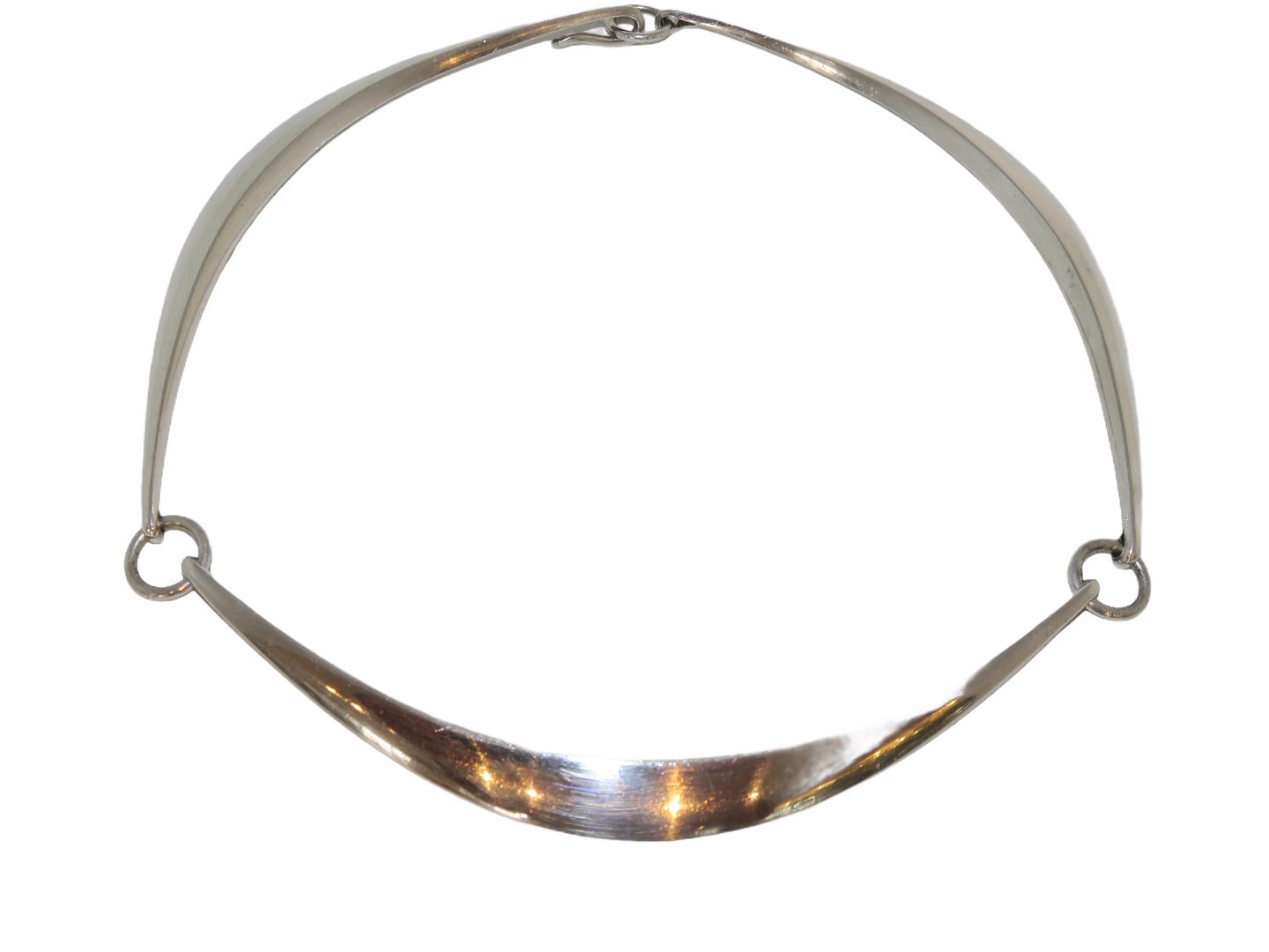 Antik K - Hans Hansen sølv * * Halsring med i moderne design f