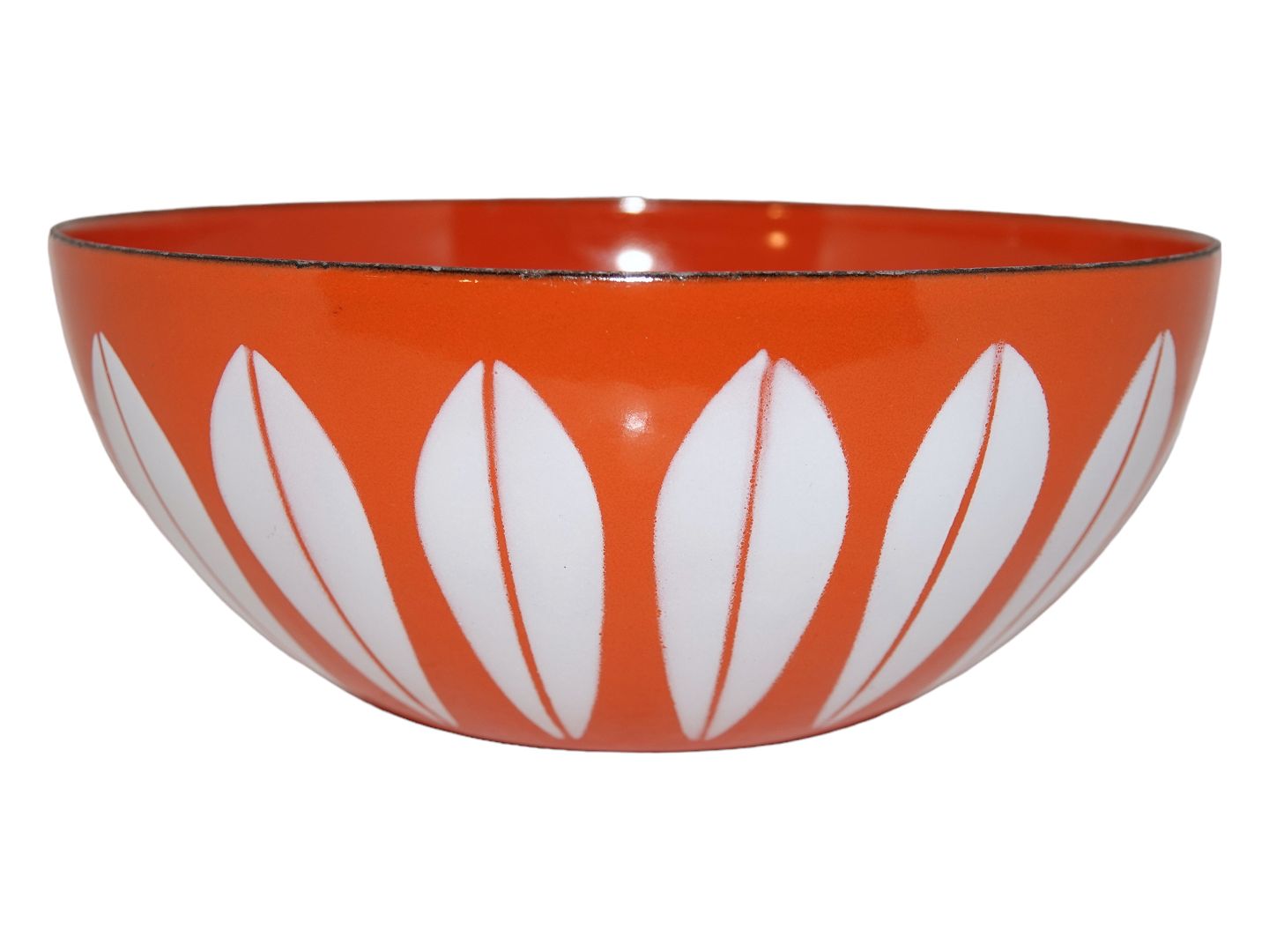 Antik k lotus lille orange sk l 14 cm 