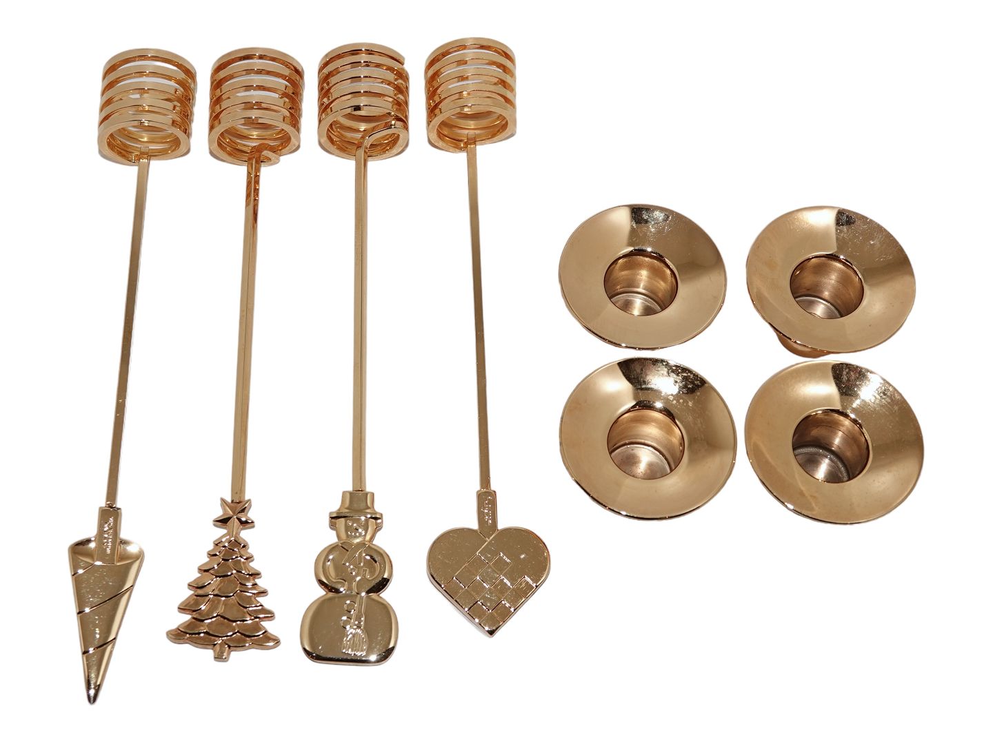 Antik K Jensen Julepynt * * Adventsstage i form af fire store